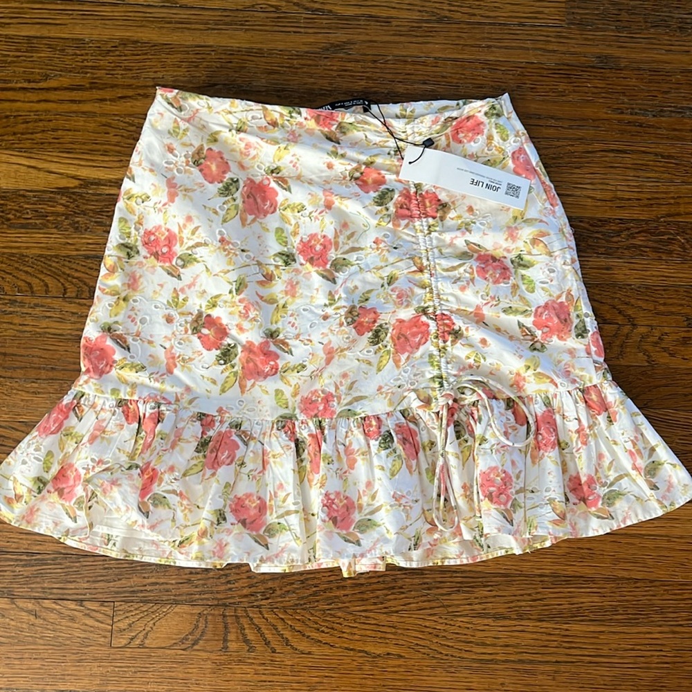 Zara Floral skirt.